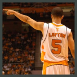 Chris playing basketball
